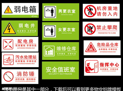 萬科物業標牌設計圖 標志圖標